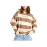 Roxy Sudadera Mujer STRICTLY STRIPES OVERSIZED vista frontal