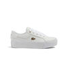 Lacoste Zapatillas Mujer ZIANE PLATFORM LEATHER SNEAKERS lateral exterior